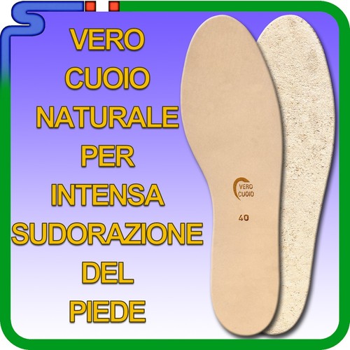 Soletta cuoio naturale - soletta,